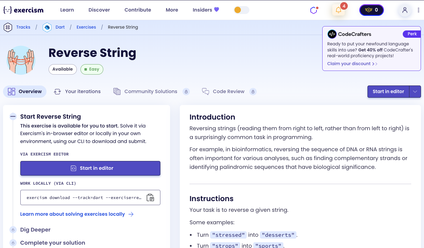 Reverse String Exercise